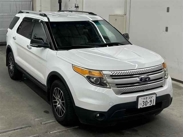 FORD EXPLORER-2014 white-XLT- 35001