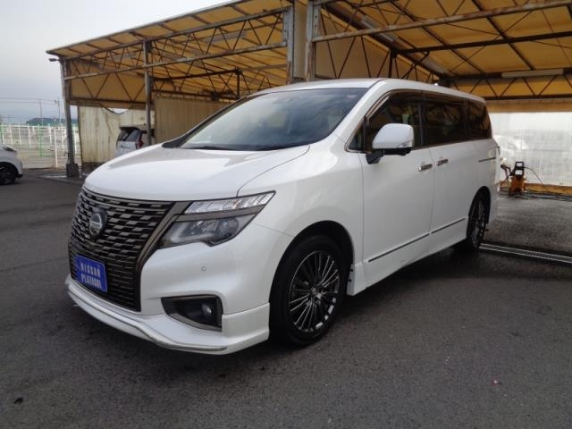 NISSAN ELGRAND-2021 white-250 Highway Star - S Urban-Low-7 People-1294