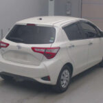TOYOTA VITZ-2019 white-2020 1