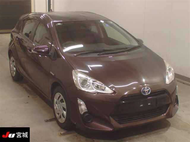 TOYOTA AQUA 2016 brown - s - 2064